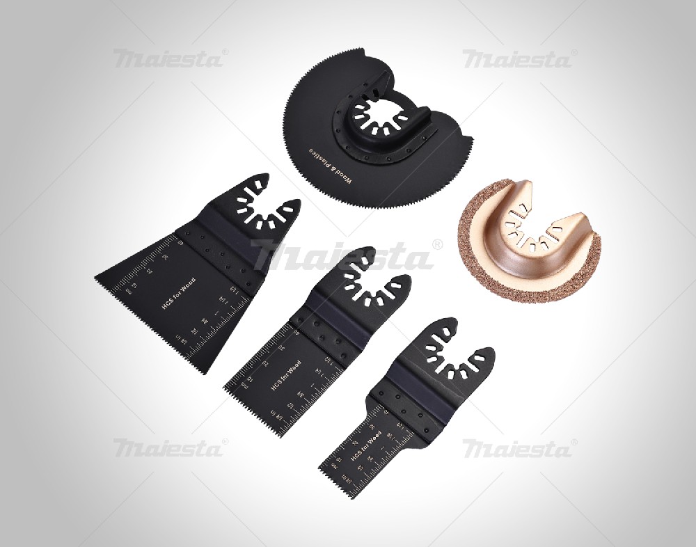 5PCS OSCILLING FLUSH CUT BLADES SET