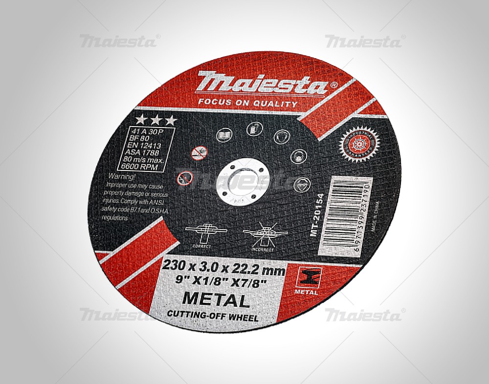 ABRASIVE CUTTING-OFF DISC
